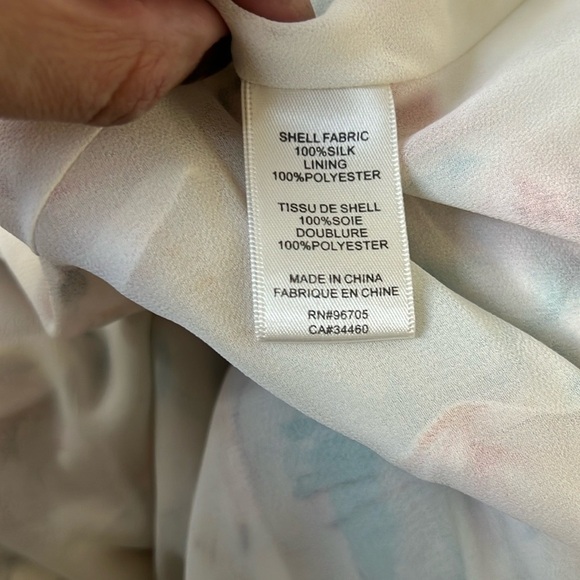 Rebecca Taylor Poppy Print Silk Godet Dress - Picture 9 of 9